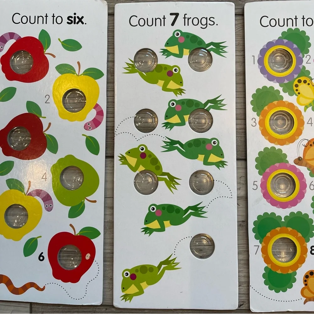 Melissa & Doug Poke-a-Dot! Numbers, Shapes & Colors Jumbo Learning Cards
